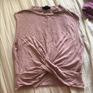 Topshop Cropped Tank Top